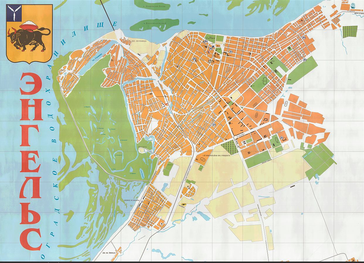 Энгельс город на карте